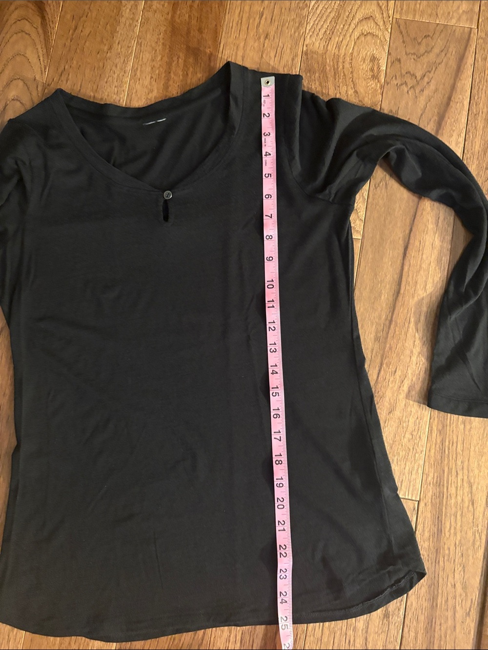 Ibex scoopneck Henley- merino and silk - Picture 6 of 6